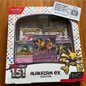 151 Scarlet & Violet Alakazam ex Collection Box Pokemon TCG new